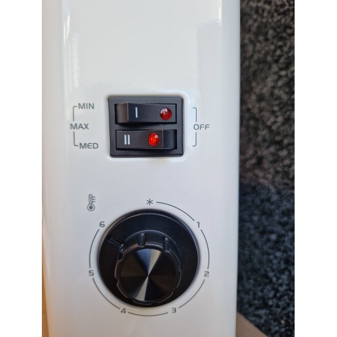 DeLonghi HSX2320 elektrische kachel 2000 Watt wit (nieuw)
