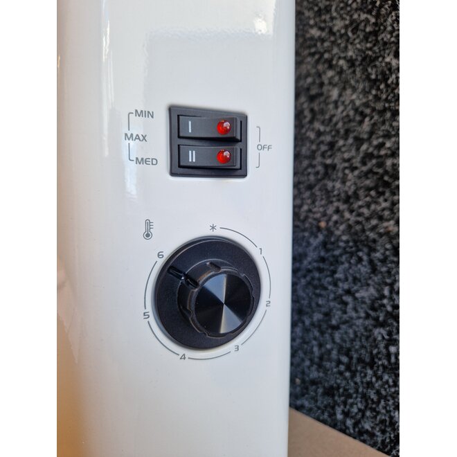 DeLonghi HSX2320 elektrische kachel 2000 Watt wit (nieuw)