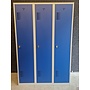 Kledinglocker 3 deuren - Grijs/Blauw
