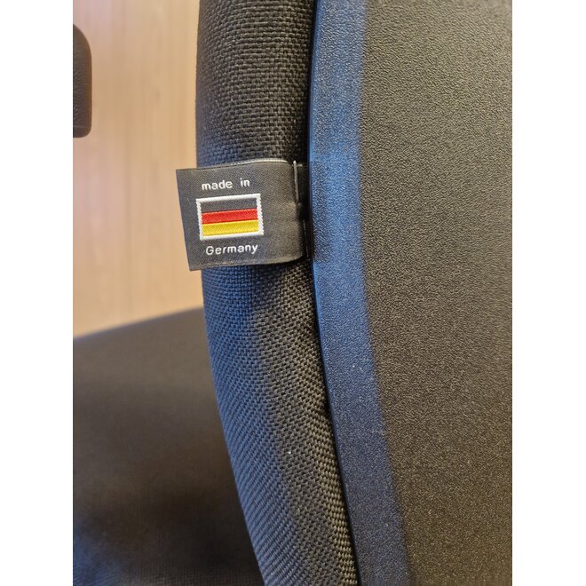 Ergonomische Bureaustoel zwart gestoffeerd NEN1335