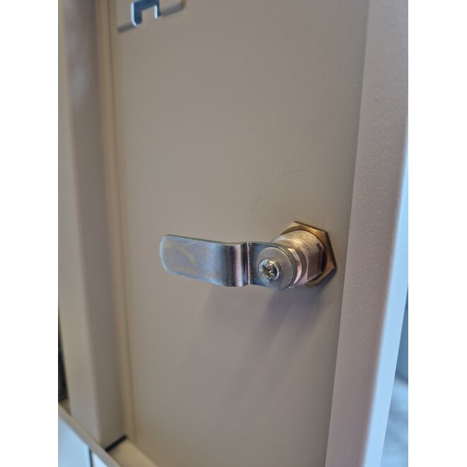 Locker 10-deurs 180x60x50 cm - Wit/Grijs