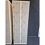 Locker 10-deurs 180x60x50 cm - Wit/Grijs