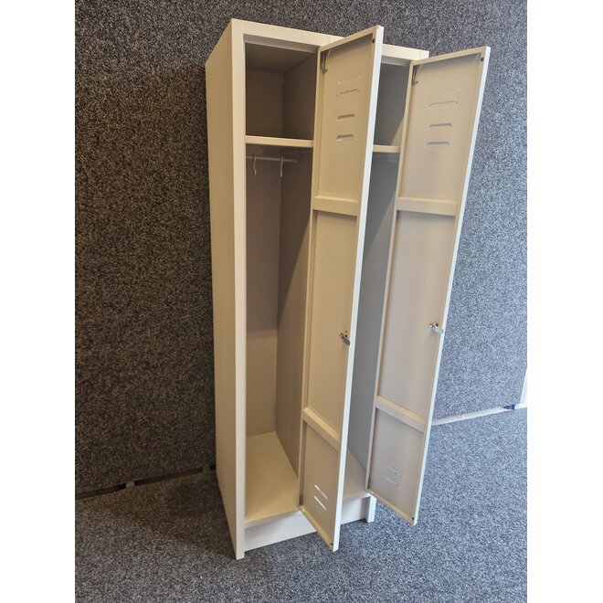 Kledinglocker 2 deuren - Grijs