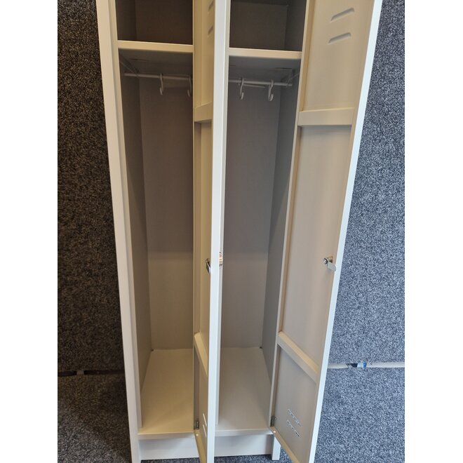 Kledinglocker 2 deuren - Grijs