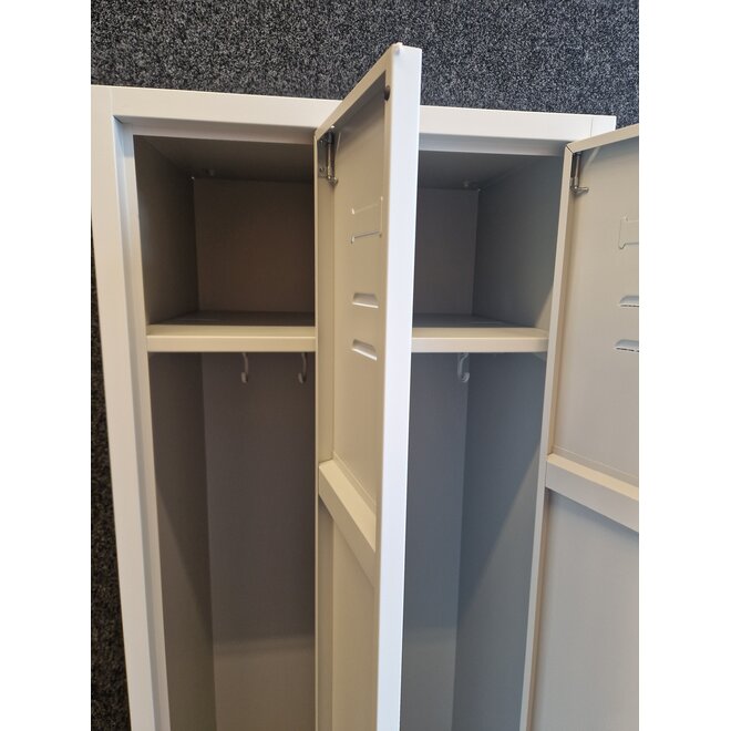 Kledinglocker 2 deuren - Grijs