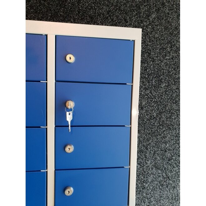Mini Locker met 30 kluisjes en cilindersloten