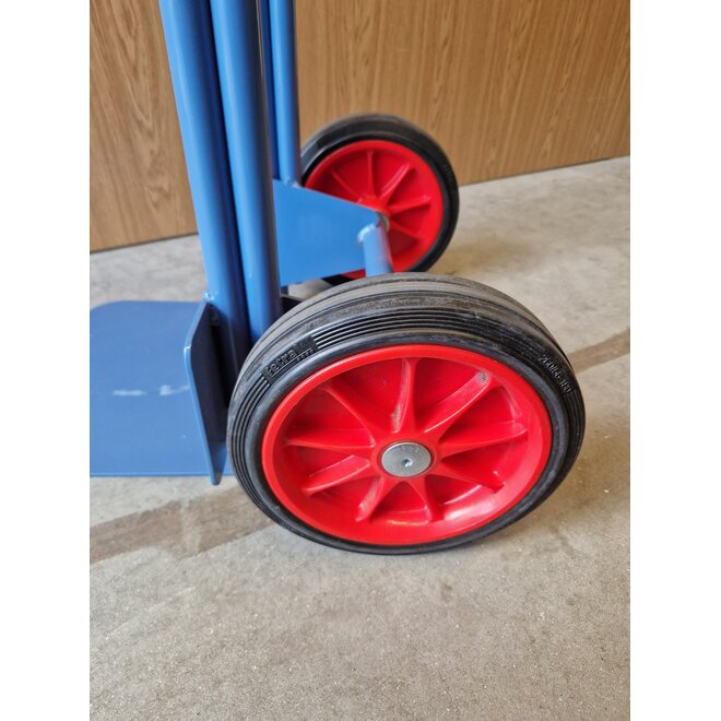 FETRA stalen steekwagen met massief rubber banden