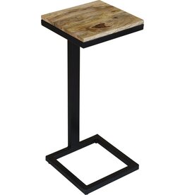 Koloniaal Teakhuis Bijzettafel Mango rechtmodel - Copy