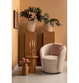 Koloniaal Teakhuis set plantentafels Conisch