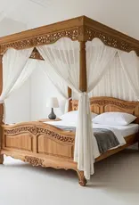 Koloniaal Teakhuis Hemelbed Beatrix