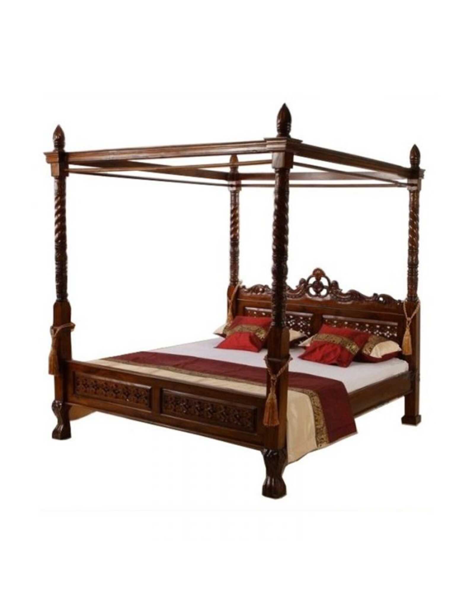 Koloniaal Teakhuis Hemelbed George