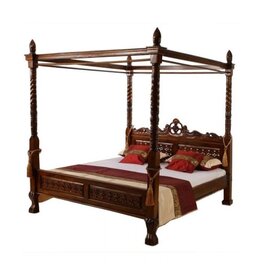 Koloniaal Teakhuis Hemelbed George