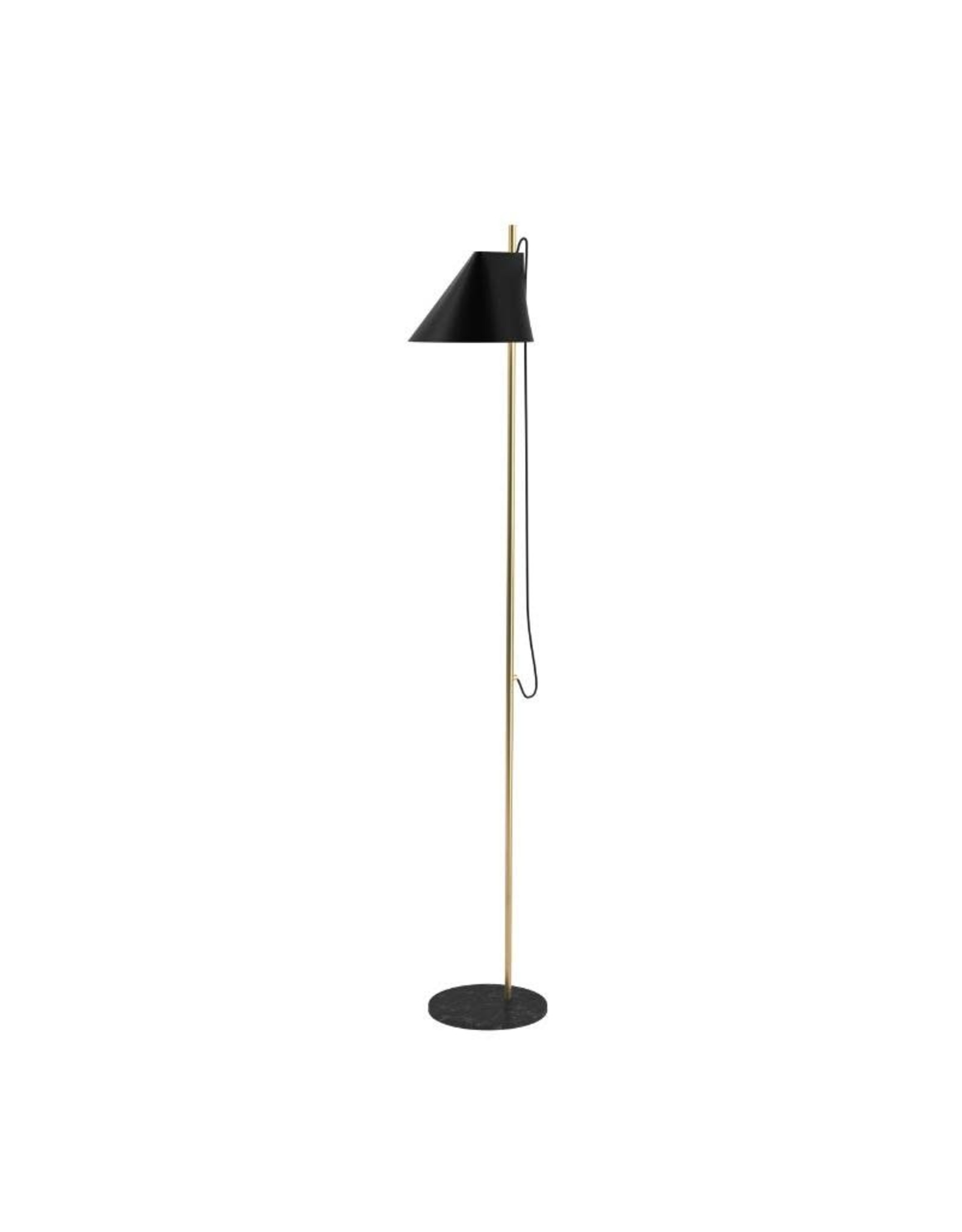 YUH LED FLOOR LAMP IN BRASS