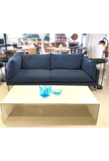 (SHOWROOM ITEM) BUTTERFLY SOFA IN BLUE FABRIC