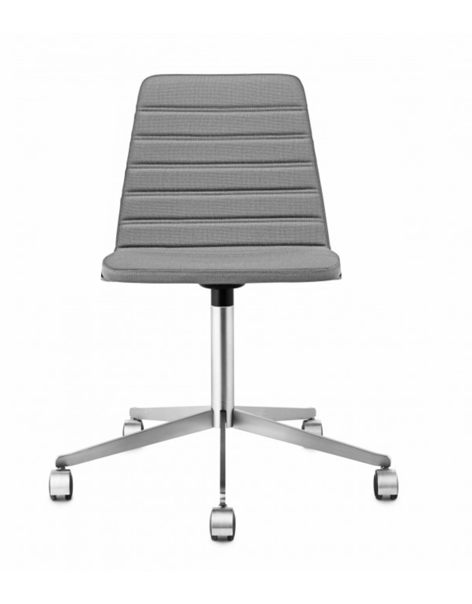 (BARGAIN CORNER) SPINAL CHAIR 44 BLUE WITH SWIVEL BASE ON CASTORS