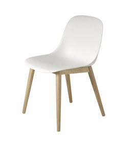 (SHOWROOM ITEM) FIBER SIDE CHAIR, SHELL IN WHITE