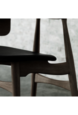 CH33P 煙熏橡木框架餐椅