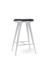 ETHICAL HIGH STOOL IN RECYCLED ALUMINIUM