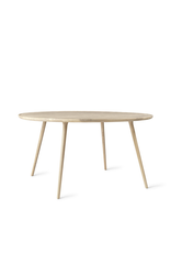 ACCENT DINING TABLE IN MATT LACQUERED OAK WOOD