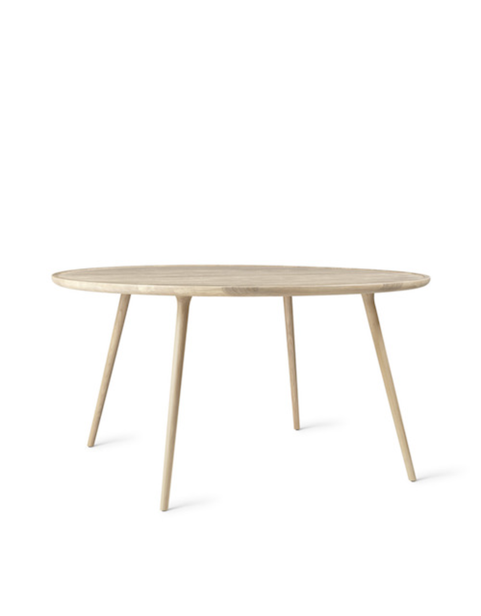 ACCENT DINING TABLE IN MATT LACQUERED OAK WOOD