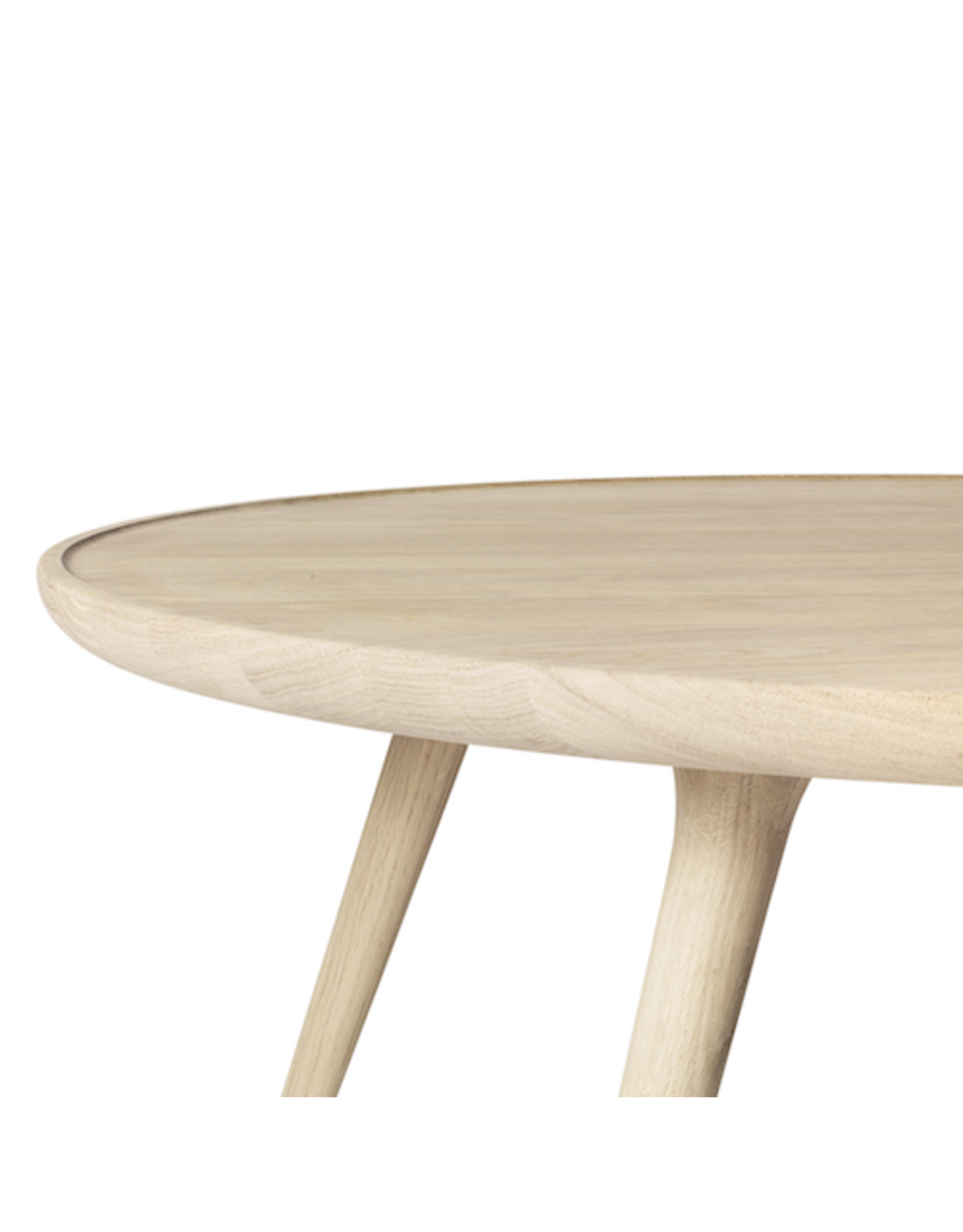 ACCENT DINING TABLE IN MATT LACQUERED OAK WOOD