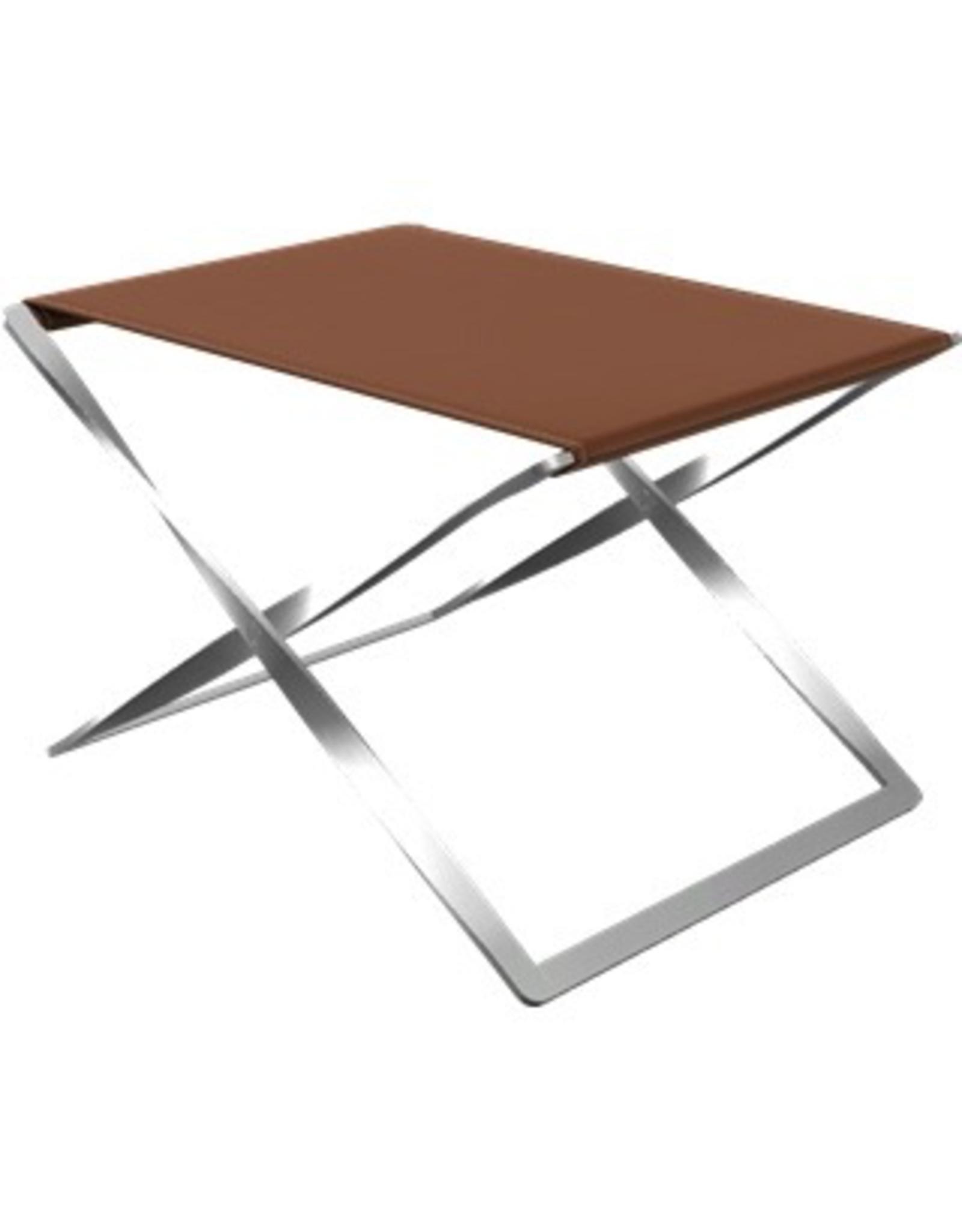 PK91 FOLDING STOOL IN GRACE LEATHER