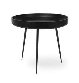 MANGO BOWL TABLE IN BLACK STAIN FINISHED MANGO WOOD