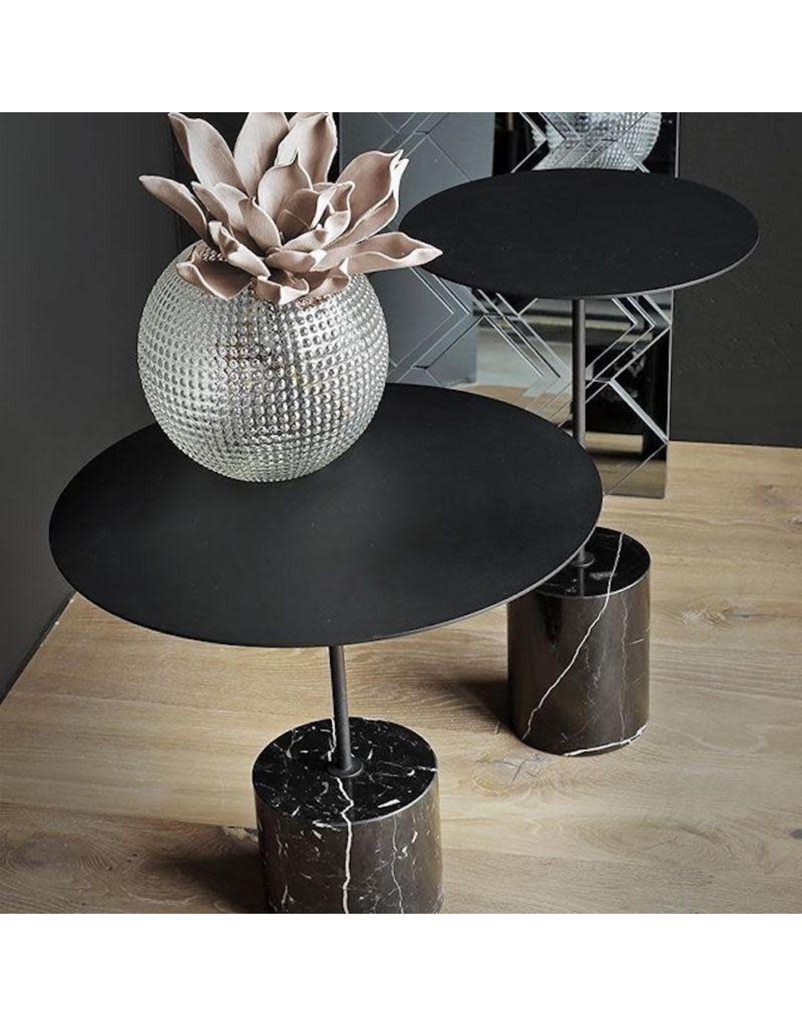 CALIBRE HIGH MARBLE SIDE TABLE