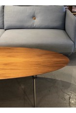 TRIPPO OVAL SHAPED COFFEE TABLE IN WALNUT