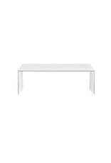 L1500 THINNER COFFEE TABLE IN WHITE LAMINATE