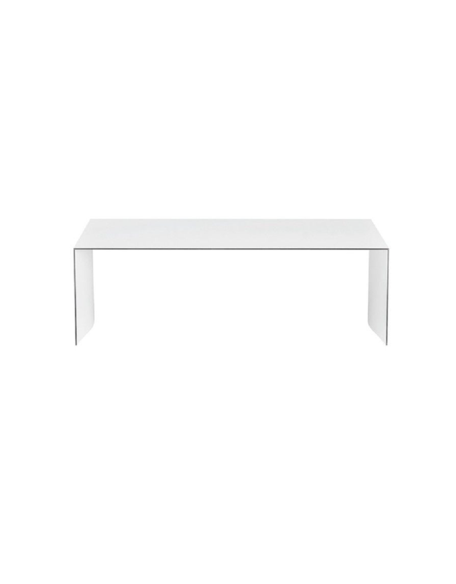 L1500 THINNER COFFEE TABLE IN WHITE LAMINATE