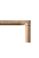 6720 PILOTI SIDE TABLE IN SMOKED OAK WOOD