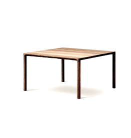 6725 PILOTI SIDE TABLE IN SMOKED OAK WOOD