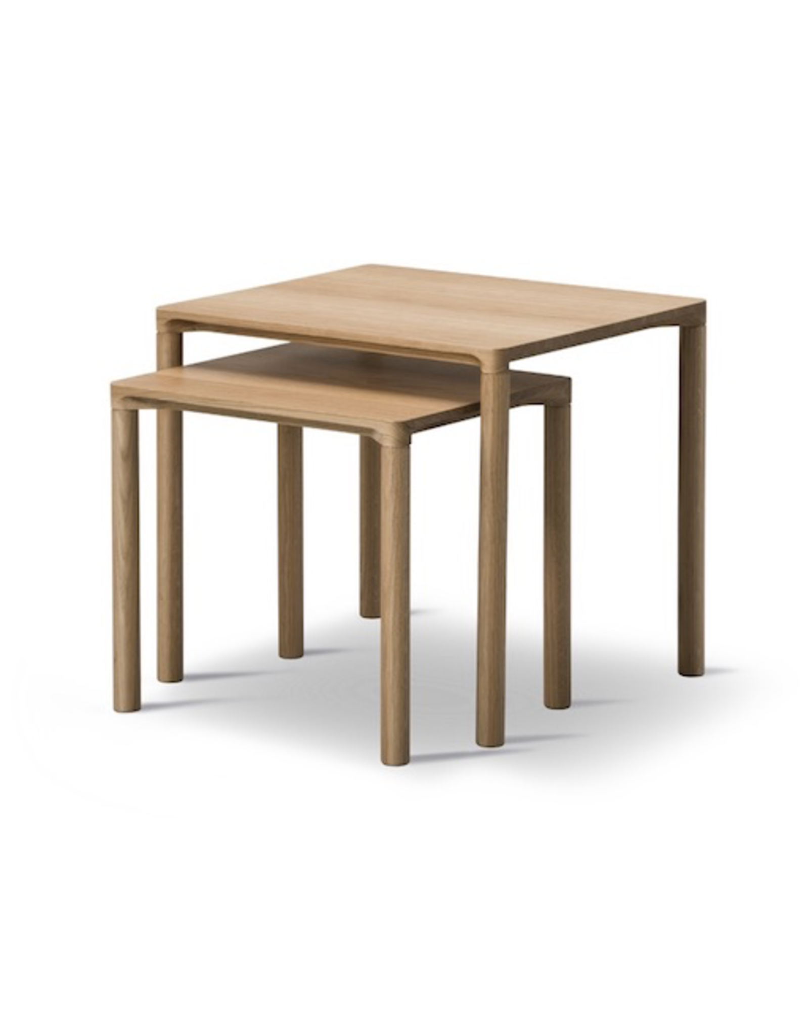 6705 PILOTI SIDE TABLE, OAK WOOD