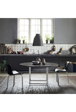 PK54 DINING TABLE IN GREY-BROWN (HONED) MARBLE TABLE TOP