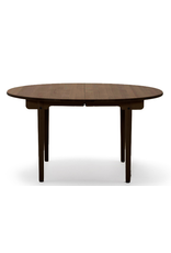 CH337 EXTENDABLE DINING TABLE IN SOLID WALNUT