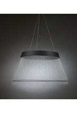 (SHOWROOM ITEM) BLACK FIBER 90 - LED PENDANT WITH DOWNLIGHT