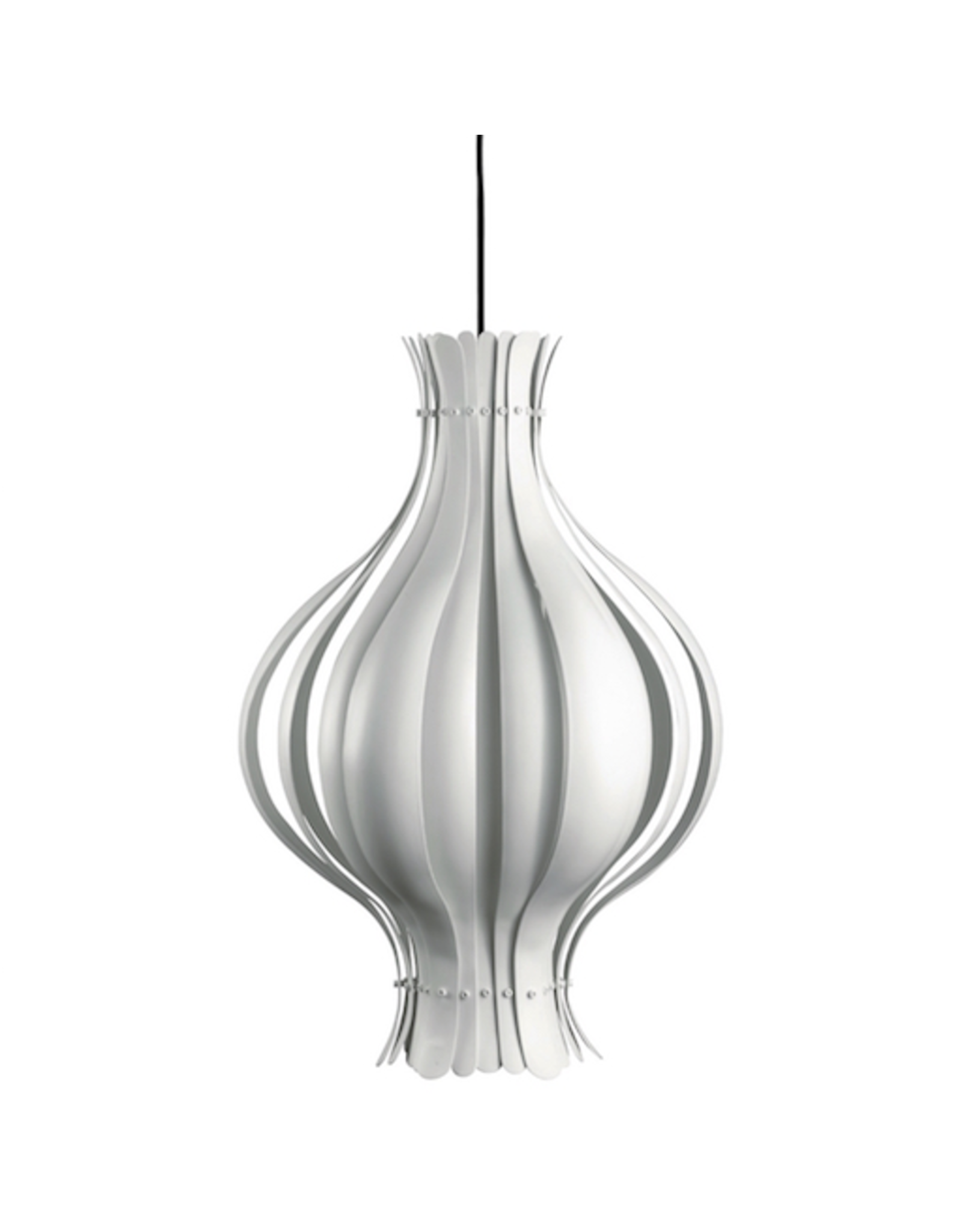 ONION-SHAPED PENDANT LAMP IN WHITE