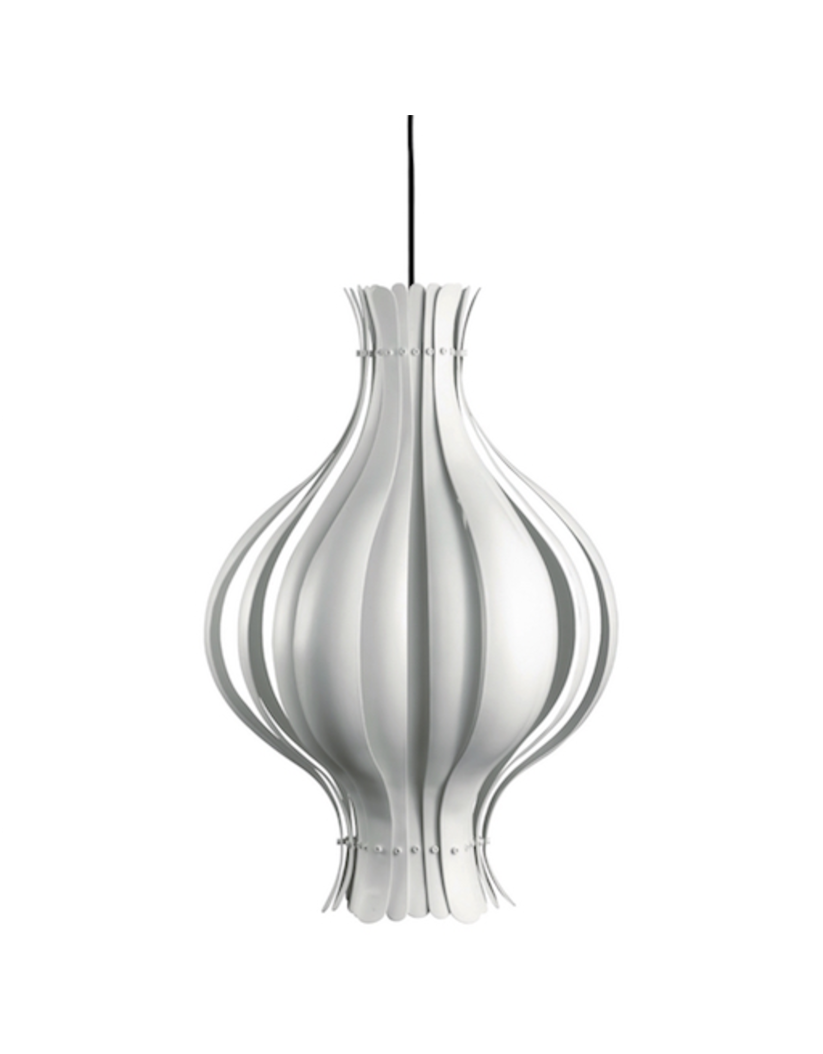 (SHOWROOM ITEM) ONION-SHAPED PENDANT LAMP IN WHITE
