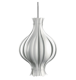 (SHOWROOM ITEM) ONION-SHAPED PENDANT LAMP IN WHITE