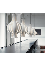 ONION-SHAPED PENDANT LAMP IN WHITE