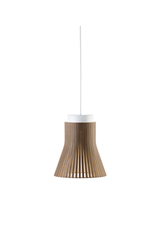 4600 PETITE PENDANT LAMP IN WALNUT VENEER