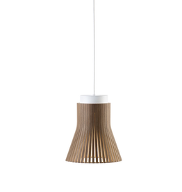 4600 PETITE PENDANT LAMP IN WALNUT VENEER