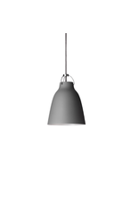 CARAVAGGIO PENDANT LIGHT IN DARKER GREY MATT LACQUER