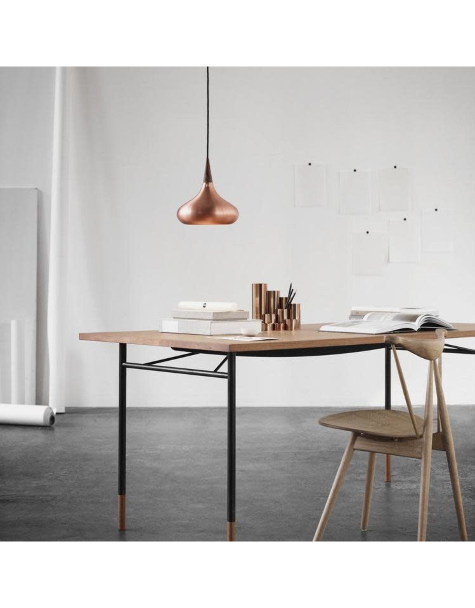 ORIENT PENDANT IN POLISHED COPPER