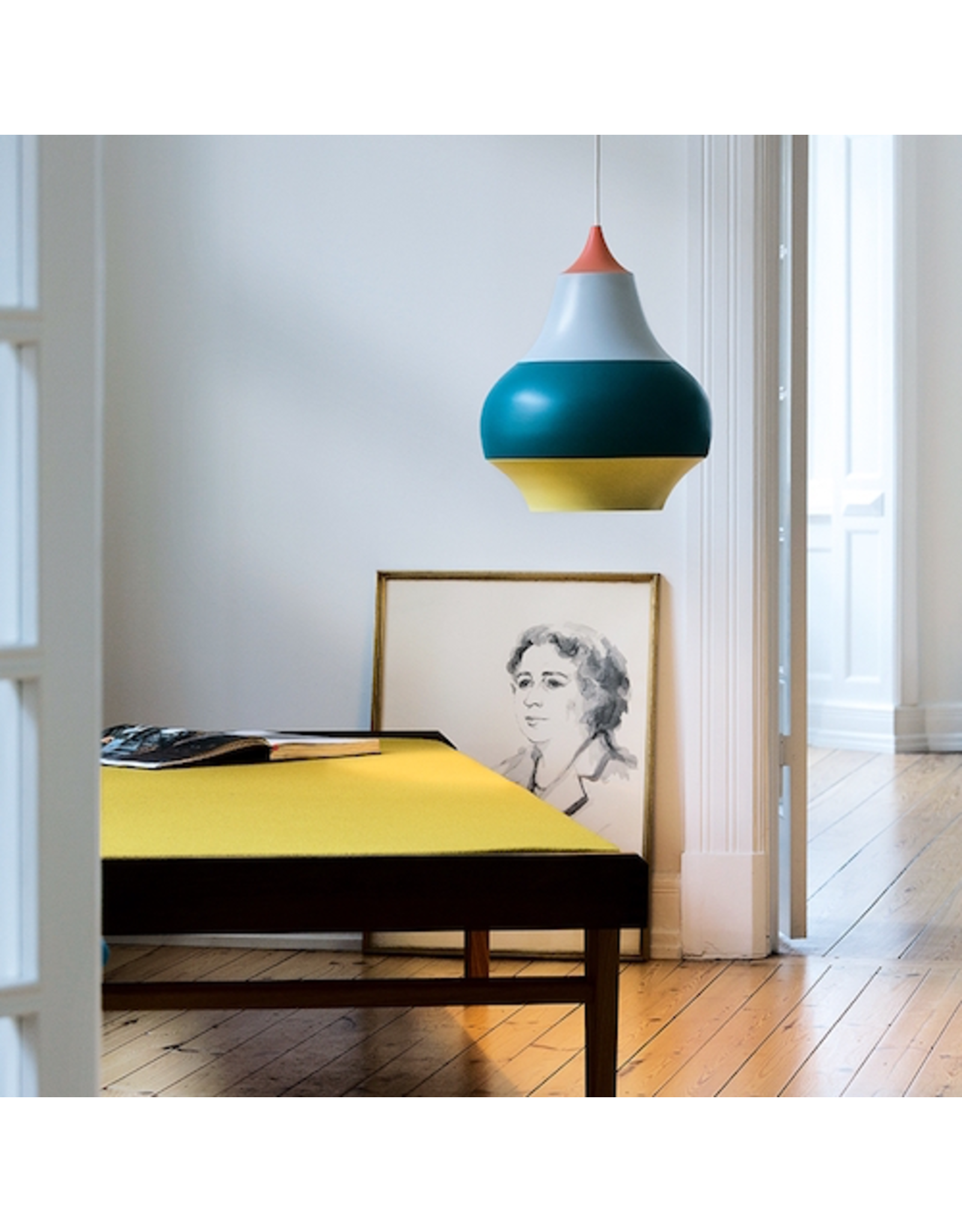 CIRQUE PENDANT LAMP, RED TOP