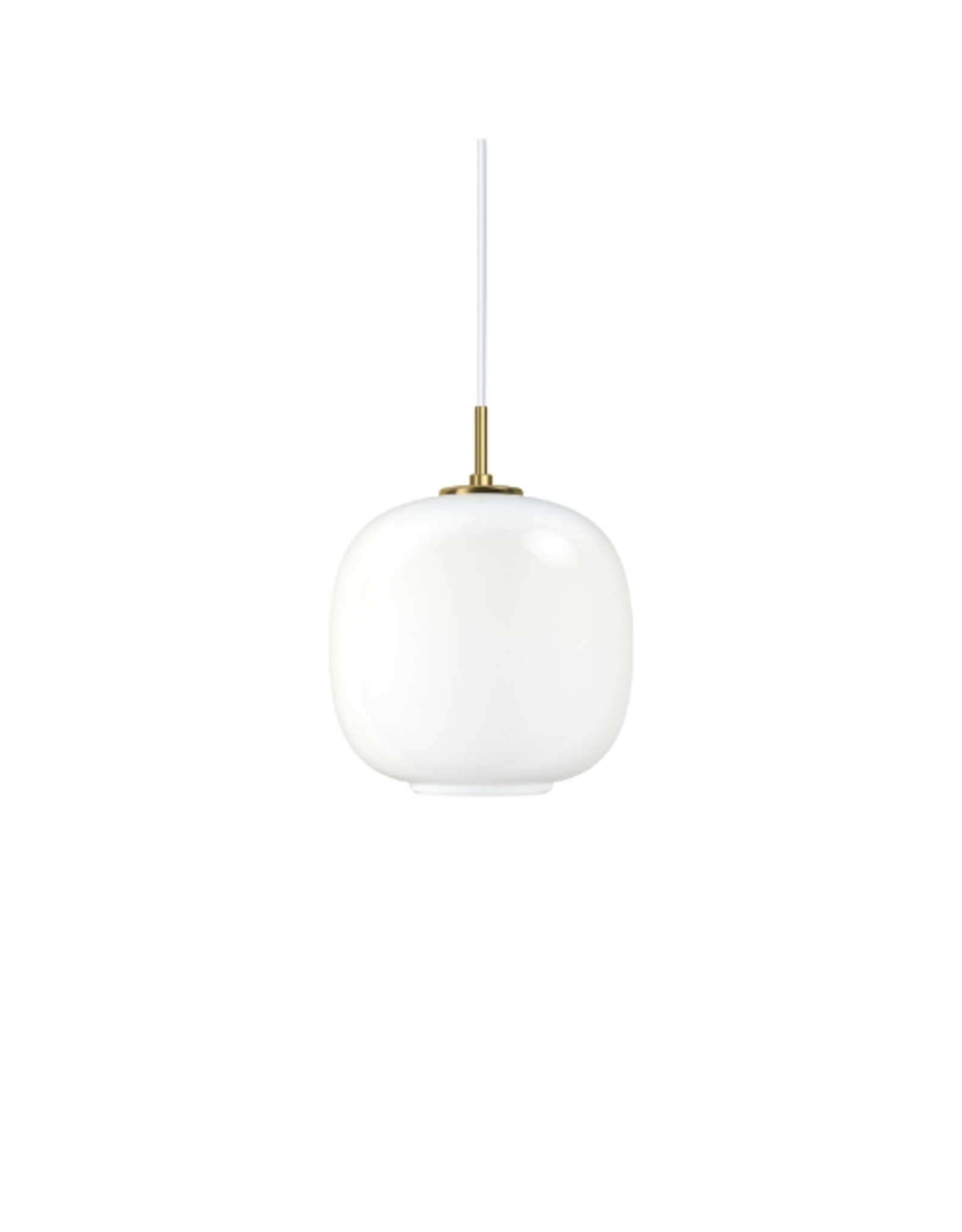 VL45 RADIOHUS PENDANT IN GLOSSY WHITE OPAL GLASS