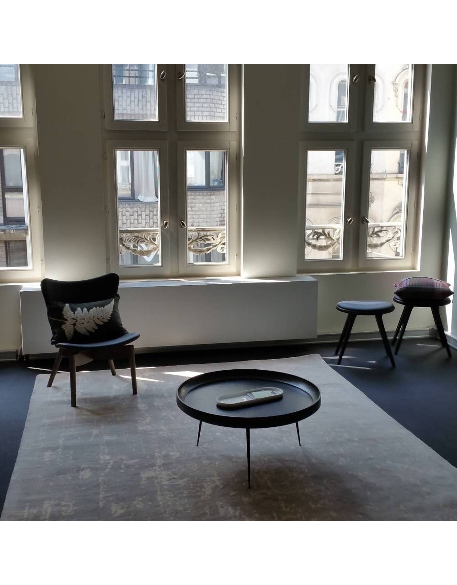 OILFIELD INFO RUG IN TAUPE & ECRU COLOURS 地毯