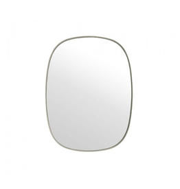 (SHOWROOM ITEM) FRAMED WALL MIRROR- GREY