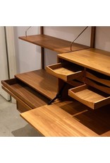 ROYAL SYSTEM SHELVING UNIT WITH WORK DESK AND DRAWERS
